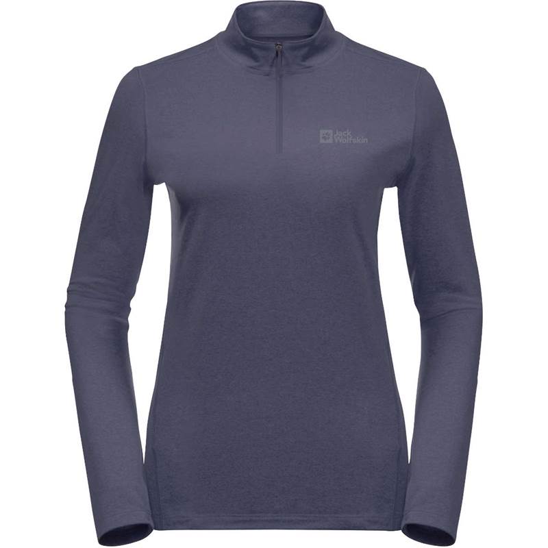 Jack Wolfskin Womens Sky Thermal Half-Zip Baselayer-1